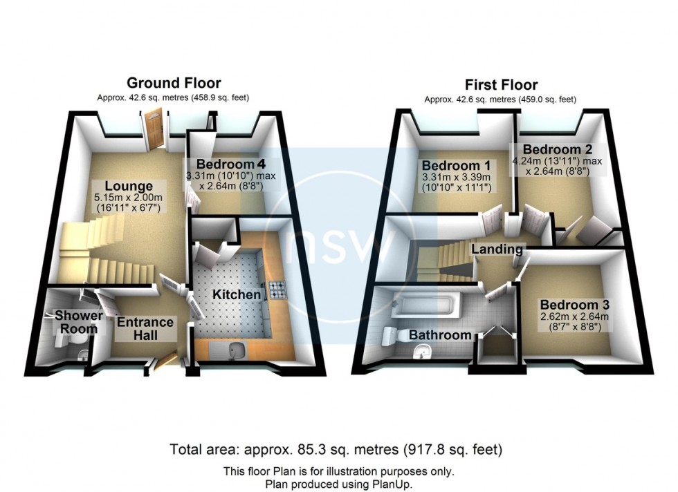 Floorplan for Brookhouse Road, Ormskirk