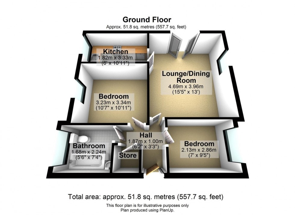 Floorplan for Bridge Avenue, Ormskirk