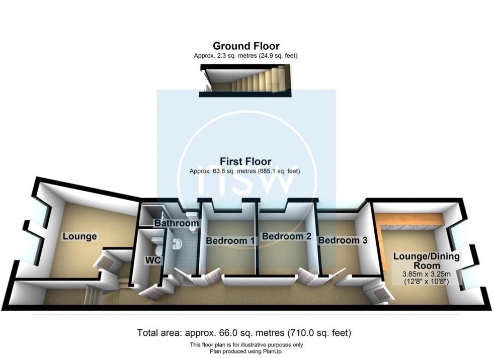 Floorplan for Moorgate, Ormskirk.