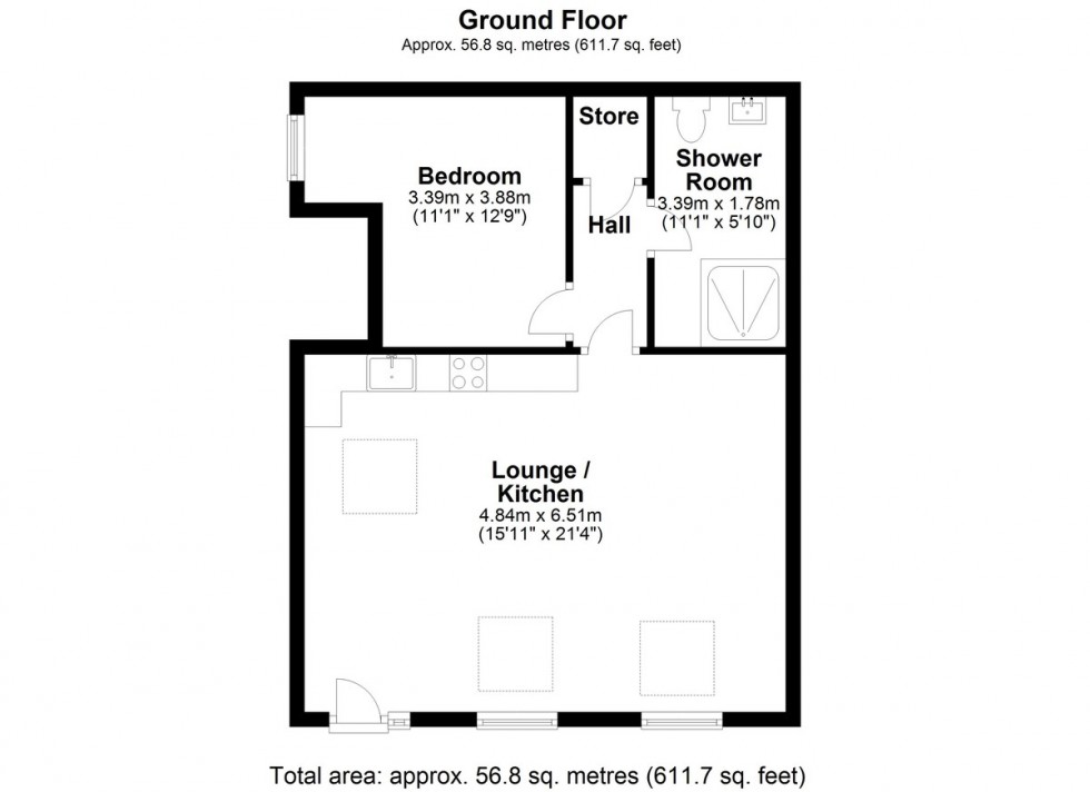 Floorplan for Bold Lane, Aughton