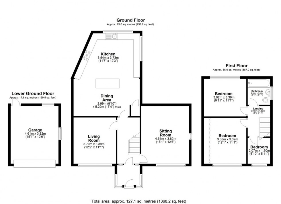 Floorplan for Colinmander Gardens, Ormskirk