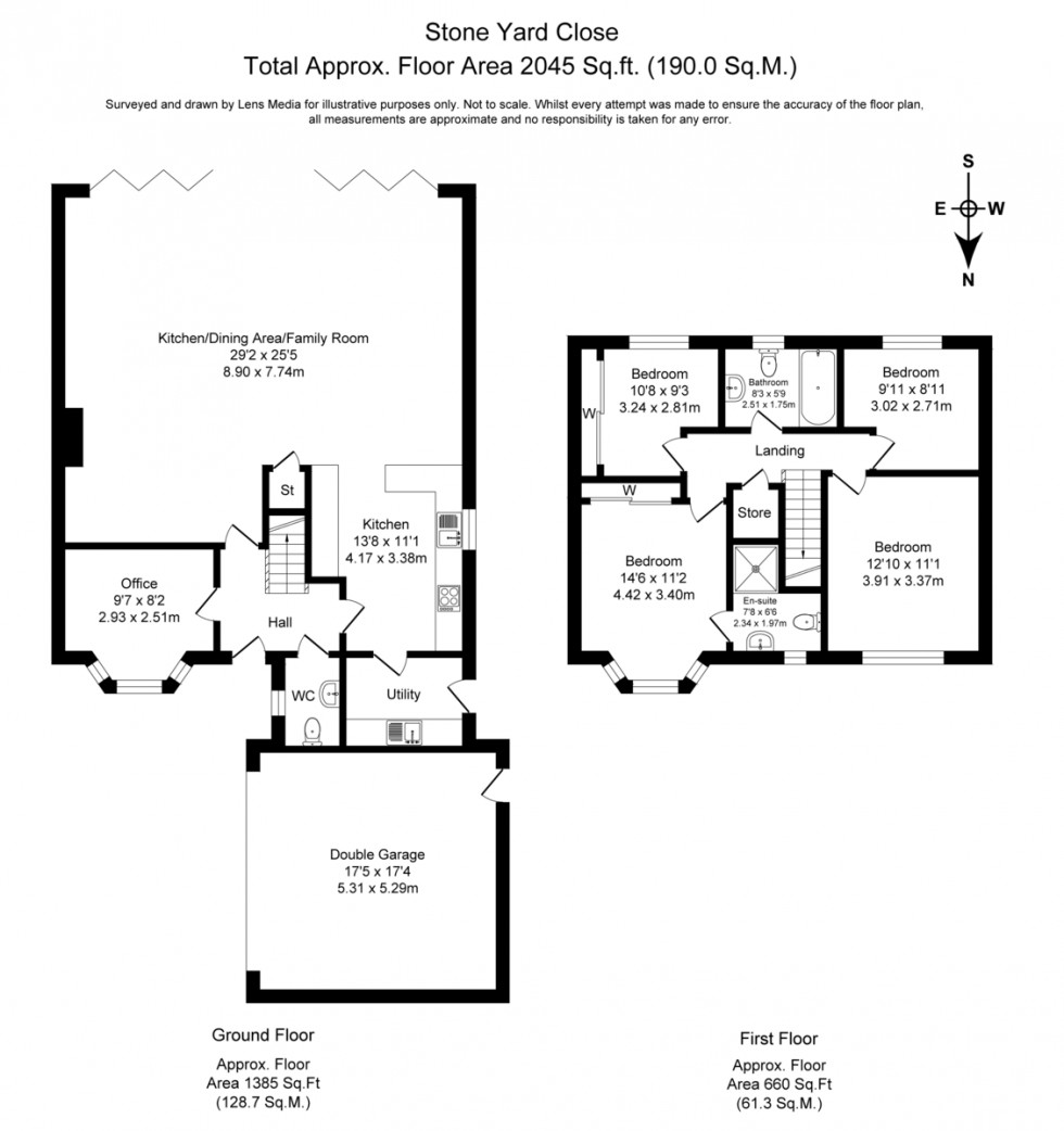 Floorplan for Stone Yard Close, Ormskirk