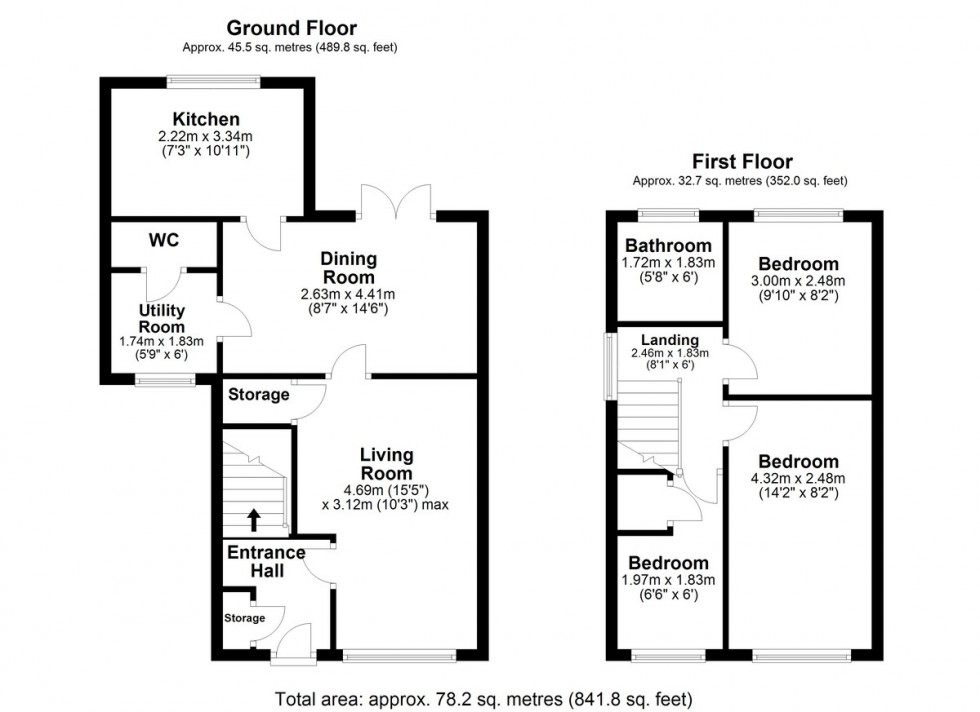 Floorplan for Garswood Close, Maghull