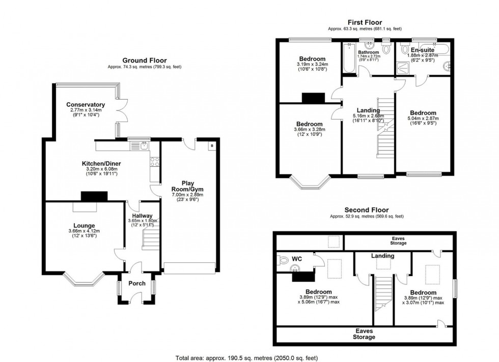 Floorplan for Whalley Drive, Aughton, L39