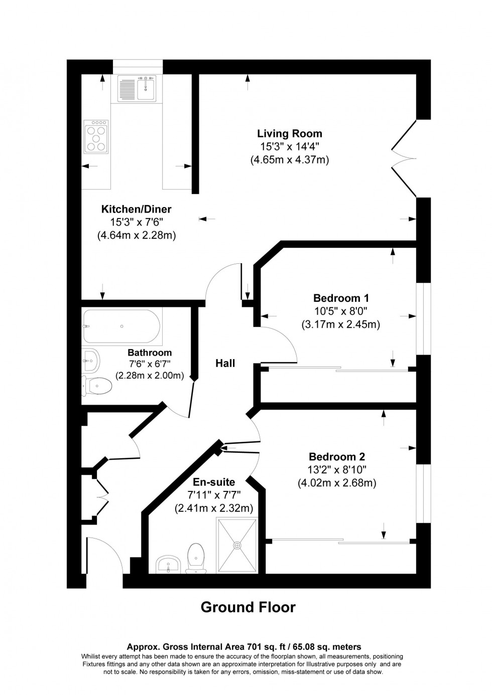 Floorplan for Aughton Park Drive, Aughton, L39