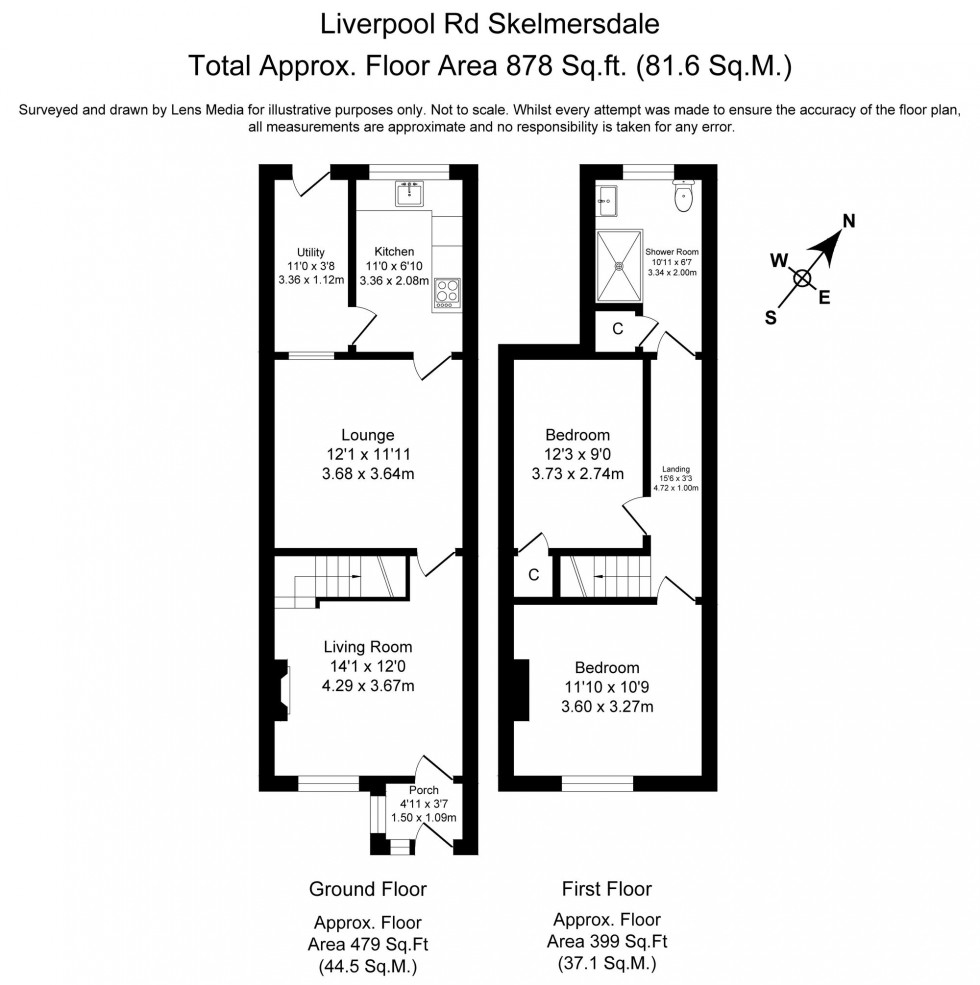 Floorplan for Liverpool Road, Skelmersdale, WN8