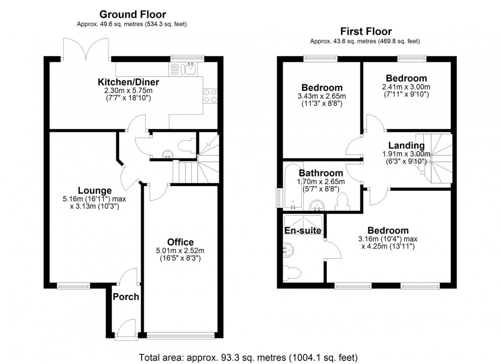 Floorplan for Beacon Green, Skelmersdale, WN8