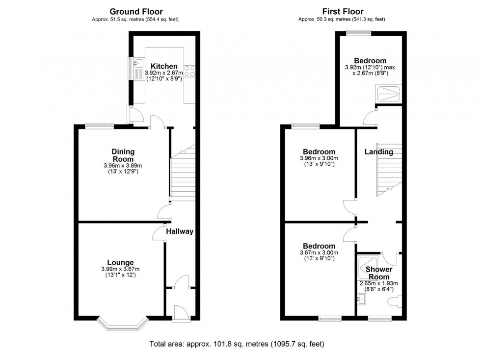 Floorplan for Halsall Lane, Ormskirk, L39