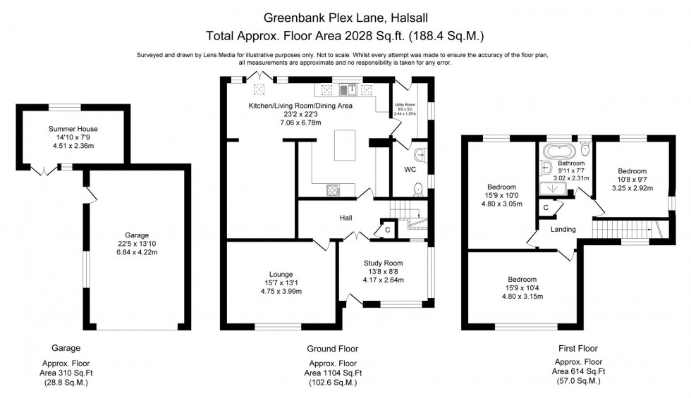 Floorplan for Plex Lane, Halsall, L39