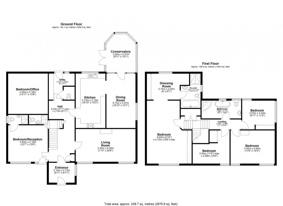 Floorplan for Prescot Road, Ormskirk, L39