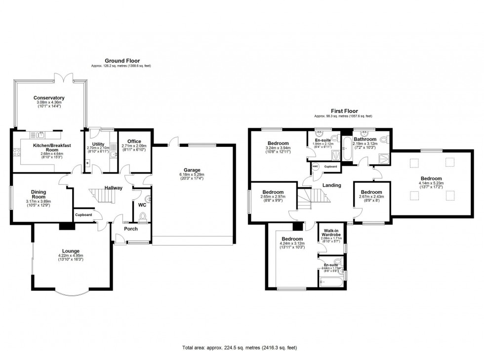 Floorplan for Loves Cottages, Ormskirk, L39