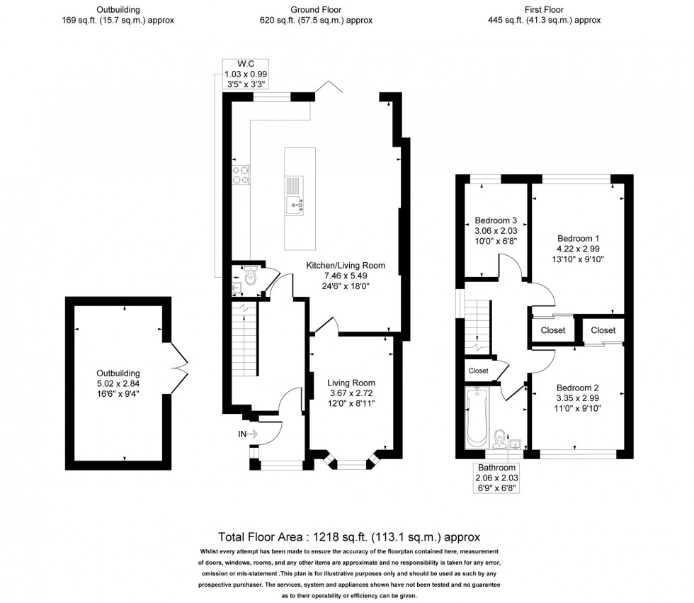 Floorplan for Colburne Close, Burscough, L40