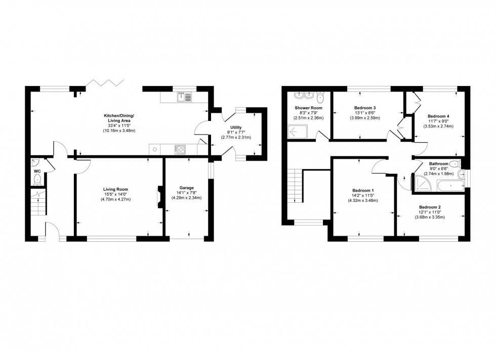 Floorplan for The Paddock, Aughton, L39