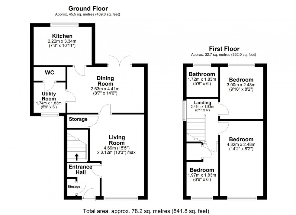 Floorplan for Garswood Close, Liverpool, L31