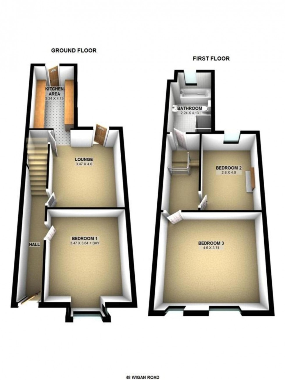 Floorplan for Wigan Road, Ormskirk, L39