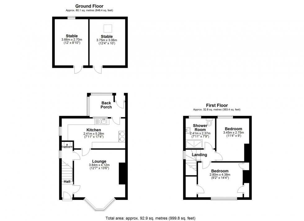 Floorplan for Vale Lane, Lathom, L40