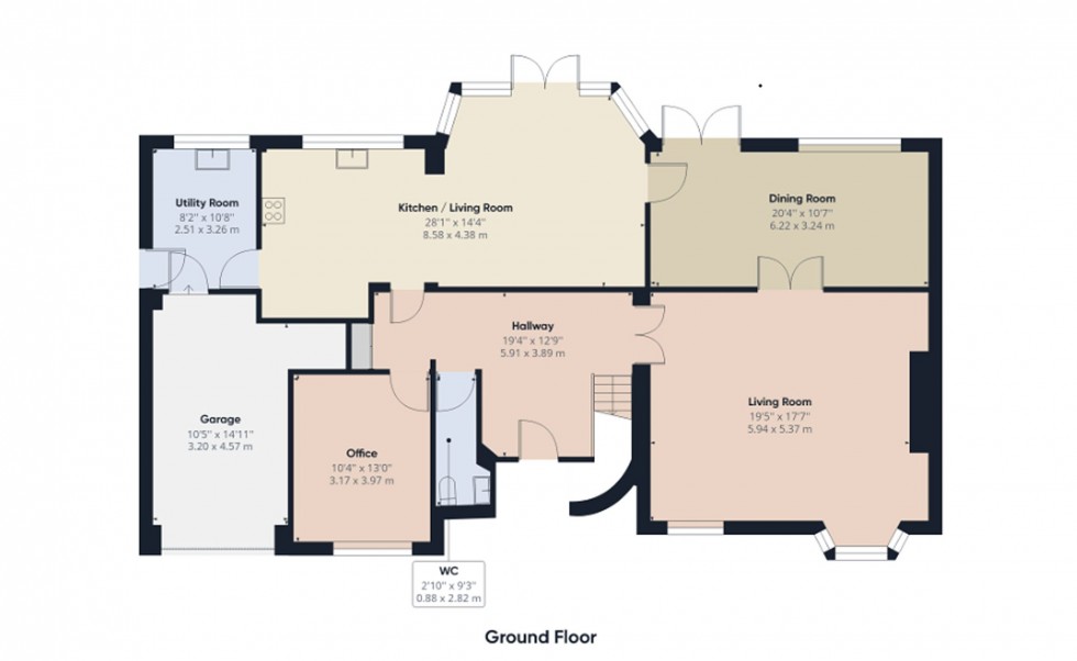 Floorplan for Summerwood Lane, Halsall, L39